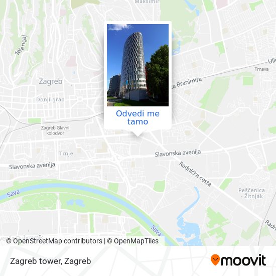 Karta Zagreb tower
