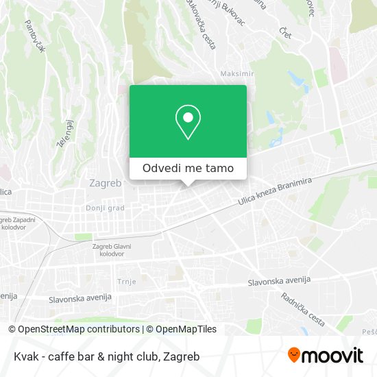 Karta Kvak - caffe bar & night club