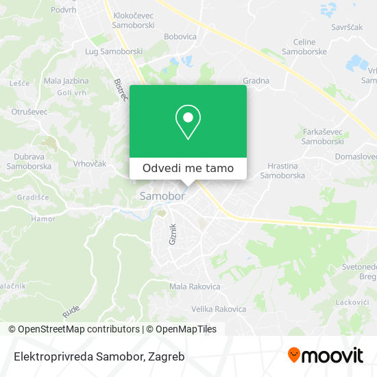 Karta Elektroprivreda Samobor