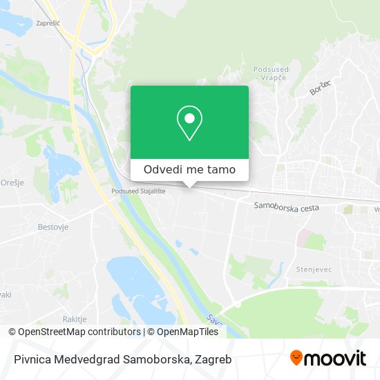 Karta Pivnica Medvedgrad Samoborska