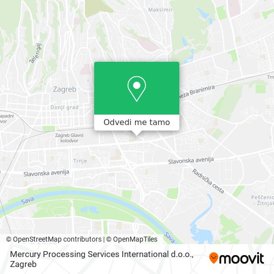 Karta Mercury Processing Services International d.o.o.