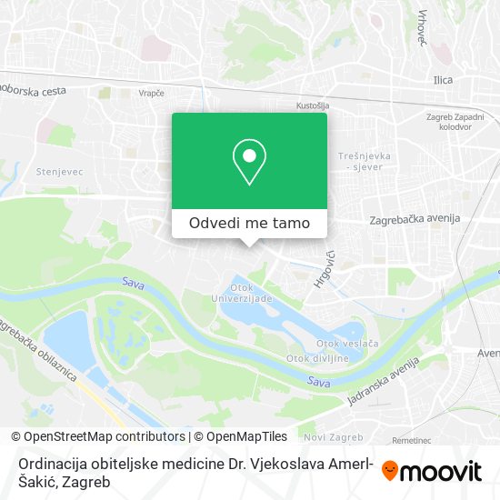 Karta Ordinacija obiteljske medicine Dr. Vjekoslava Amerl-Šakić