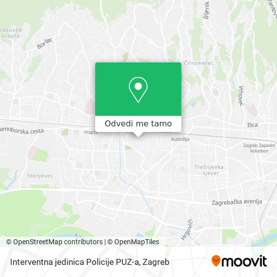 Karta Interventna jedinica Policije PUZ-a