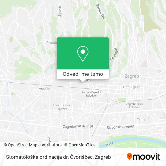 Karta Stomatološka ordinacija dr. Čvoriščec