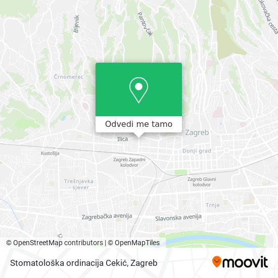 Karta Stomatološka ordinacija Cekić