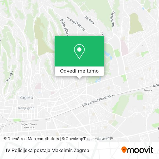 Karta IV Policijska postaja Maksimir