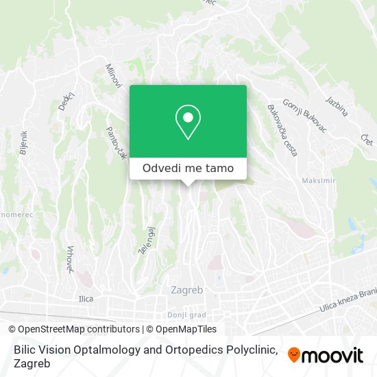 Karta Bilic Vision Optalmology and Ortopedics Polyclinic