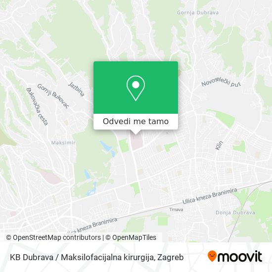 Karta KB Dubrava / Maksilofacijalna kirurgija