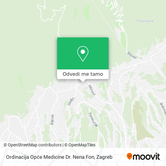 Karta Ordinacija Opće Medicine Dr. Nena Fon