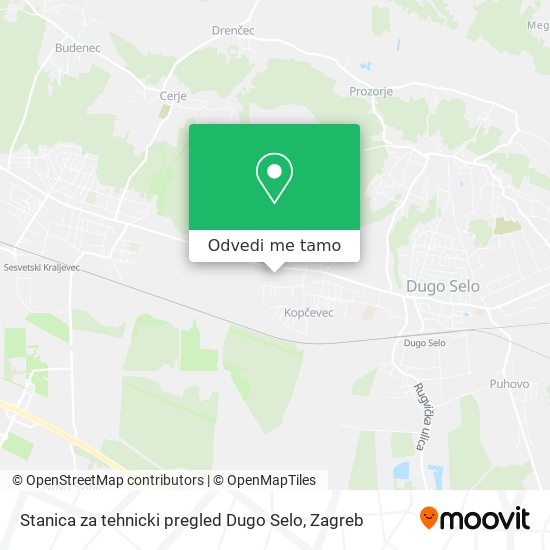 Karta Stanica za tehnicki pregled Dugo Selo