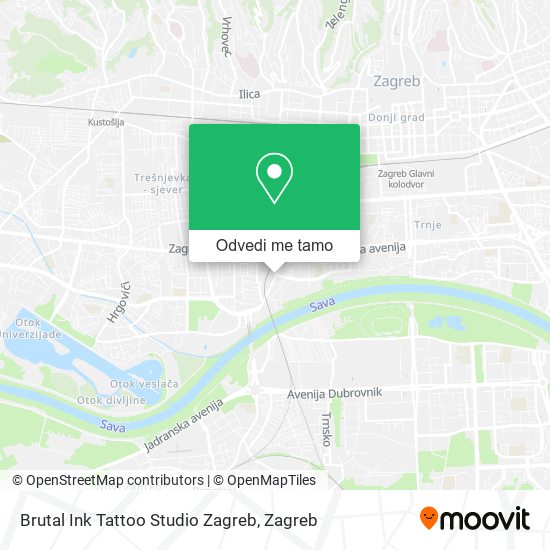 Karta Brutal Ink Tattoo Studio Zagreb
