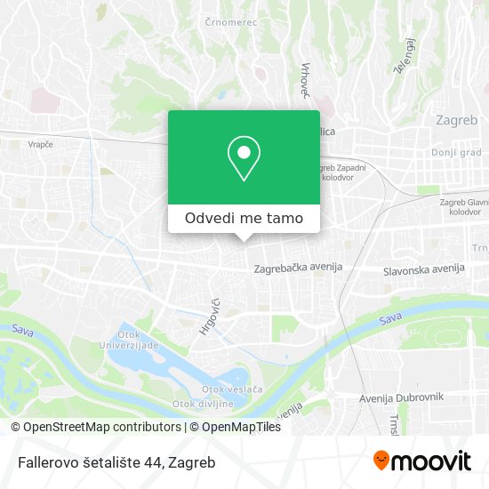 Karta Fallerovo šetalište 44