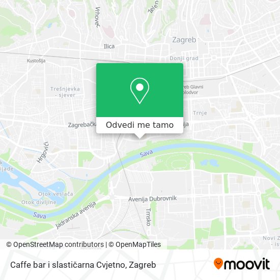 Karta Caffe bar i slastičarna Cvjetno