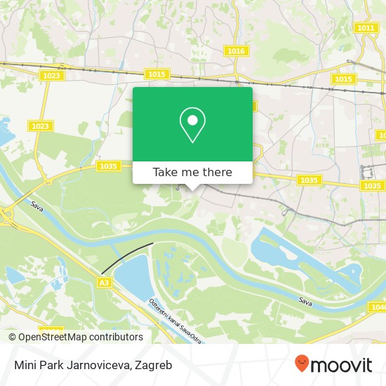 Karta Mini Park Jarnoviceva
