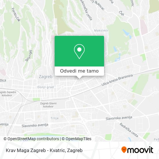Karta Krav Maga Zagreb - Kvatric