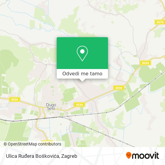 Karta Ulica Ruđera Boškovića