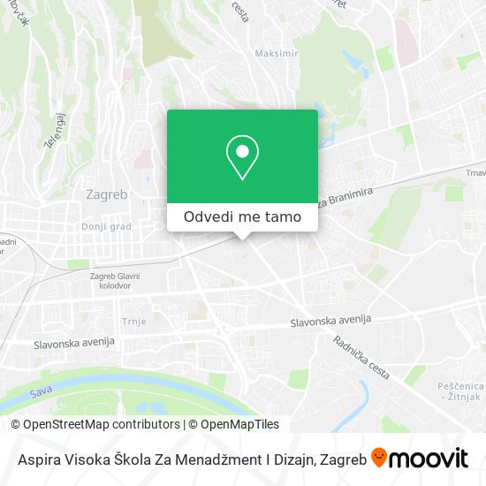 Karta Aspira Visoka Škola Za Menadžment I Dizajn