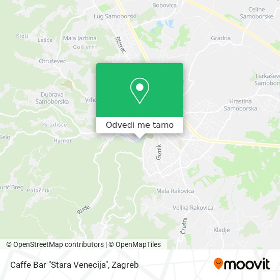 Karta Caffe Bar "Stara Venecija"