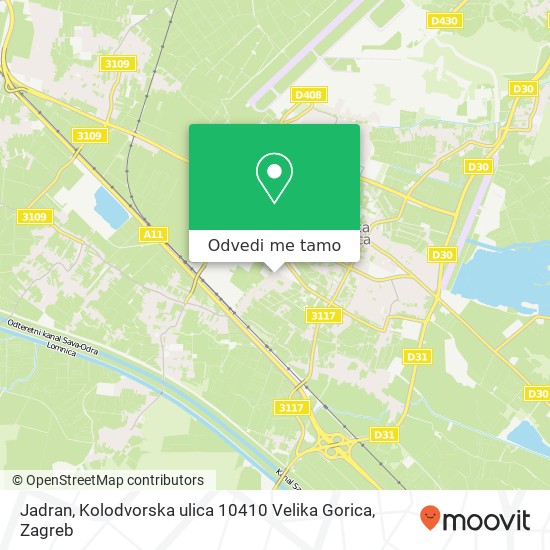 Karta Jadran, Kolodvorska ulica 10410 Velika Gorica