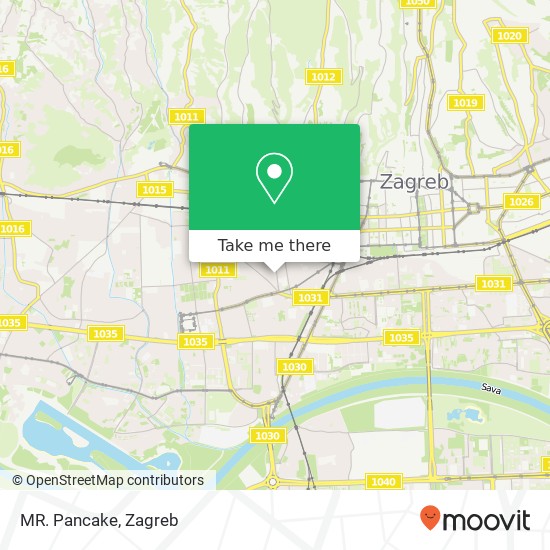 Karta MR. Pancake, Gotalovečka ulica 10110 Zagreb