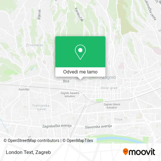Karta London Text