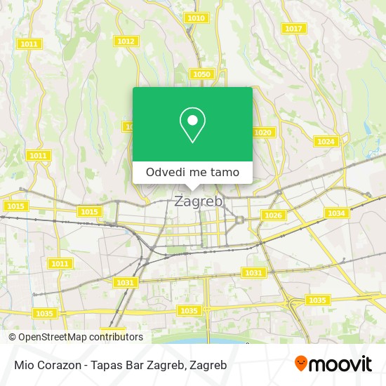 Karta Mio Corazon - Tapas Bar Zagreb