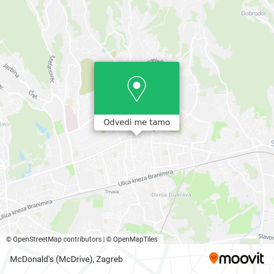 Karta McDonald's (McDrive)