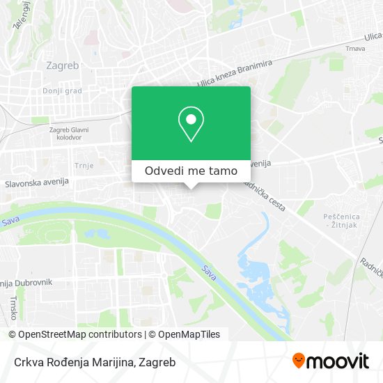 Karta Crkva Rođenja Marijina
