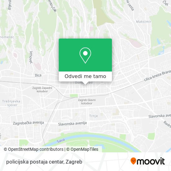 Karta policijska postaja centar
