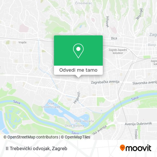 Karta II Trebevićki odvojak