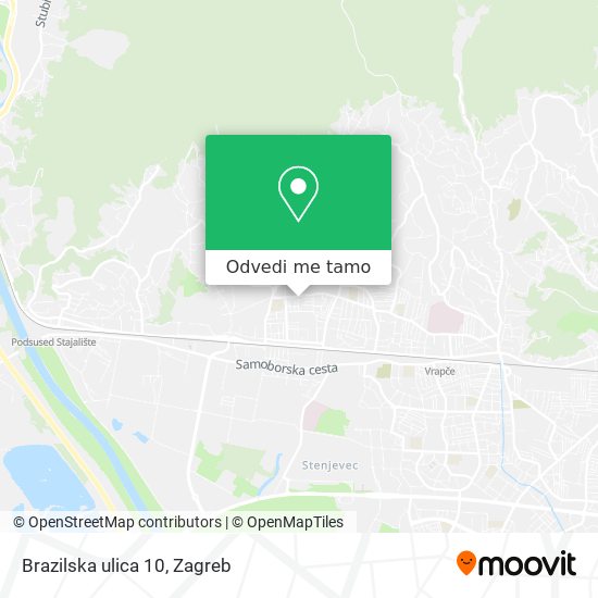 Karta Brazilska ulica 10