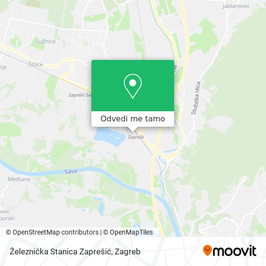 Karta Železnička Stanica Zaprešić