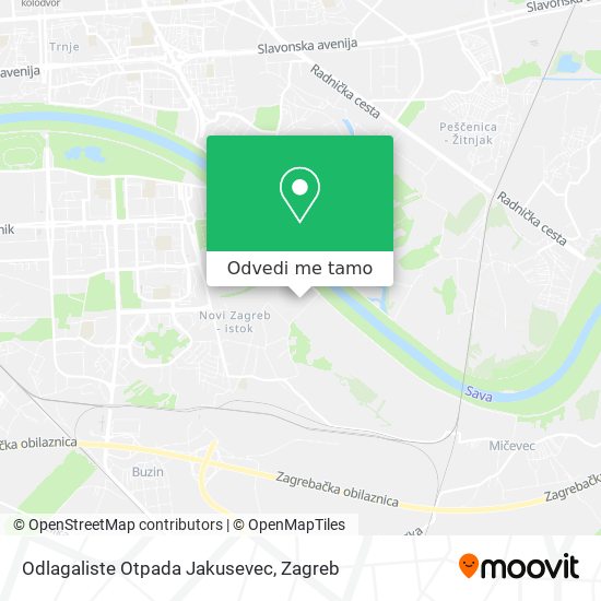 Karta Odlagaliste Otpada Jakusevec