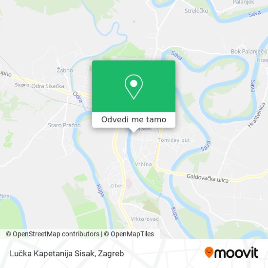 Karta Lučka Kapetanija Sisak