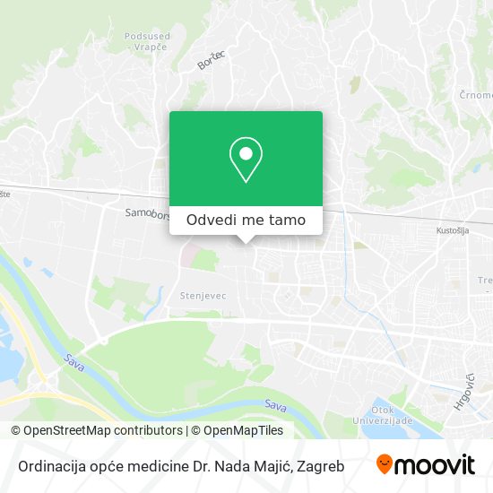 Karta Ordinacija opće medicine Dr. Nada Majić