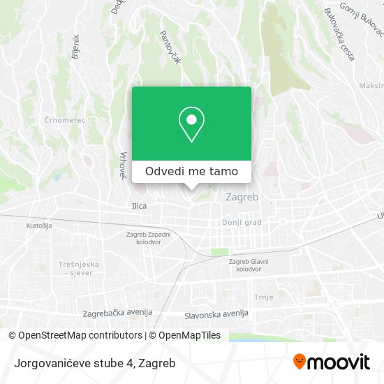 Karta Jorgovanićeve stube 4