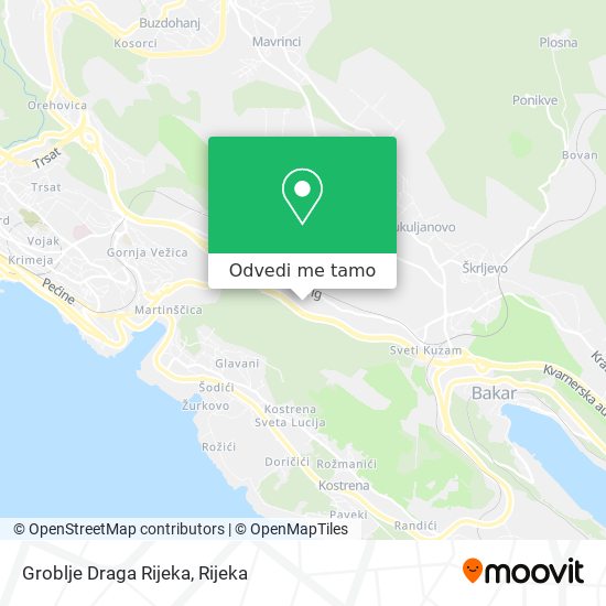Karta Groblje Draga Rijeka