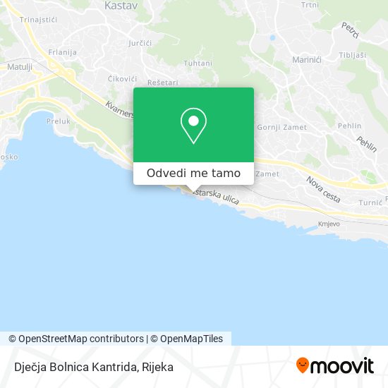 Karta Dječja Bolnica Kantrida