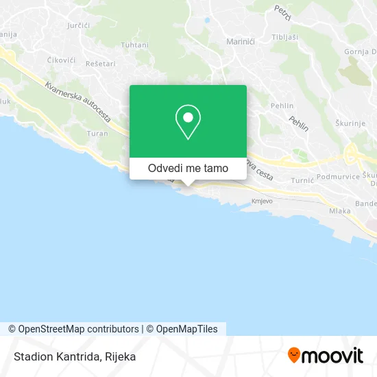 Karta Stadion Kantrida