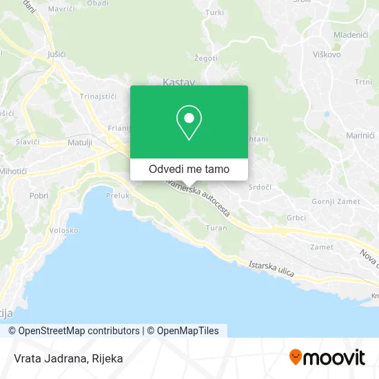Karta Vrata Jadrana