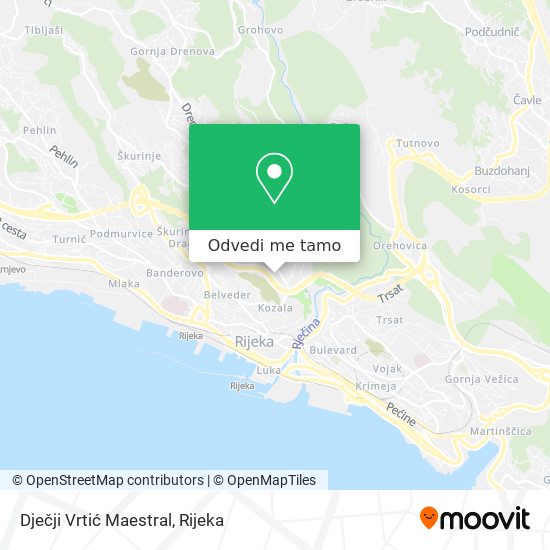 Karta Dječji Vrtić Maestral