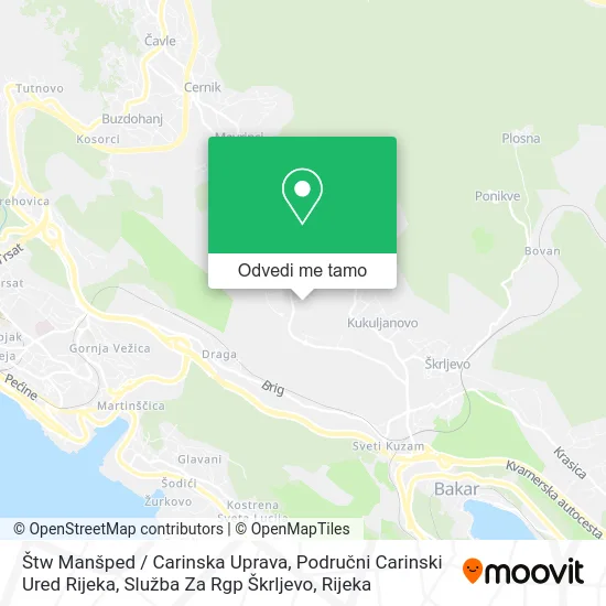 Karta Štw Manšped / Carinska Uprava, Područni Carinski Ured Rijeka, Služba Za Rgp Škrljevo