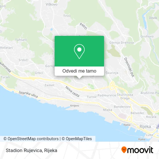 Karta Stadion Rujevica