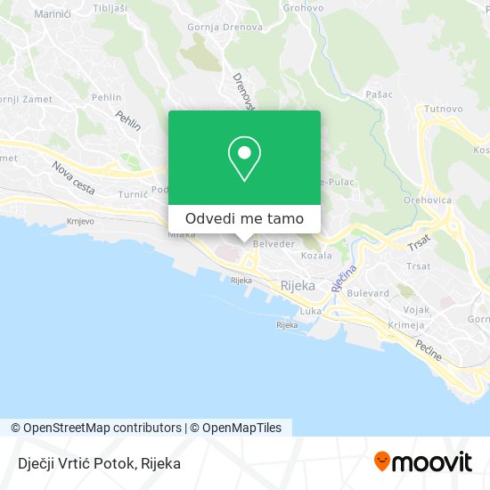 Karta Dječji Vrtić Potok