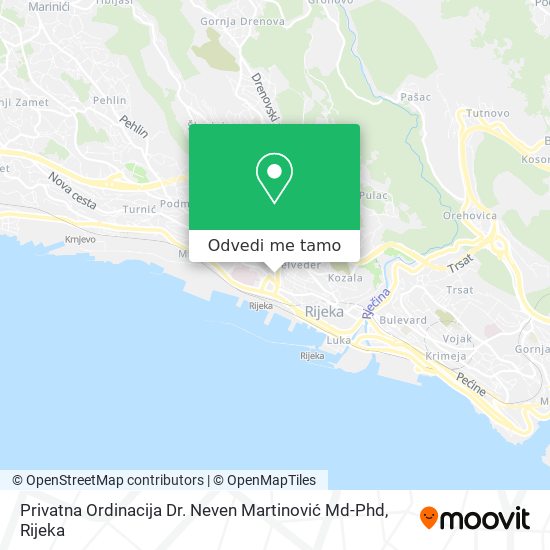 Karta Privatna Ordinacija Dr. Neven Martinović Md-Phd