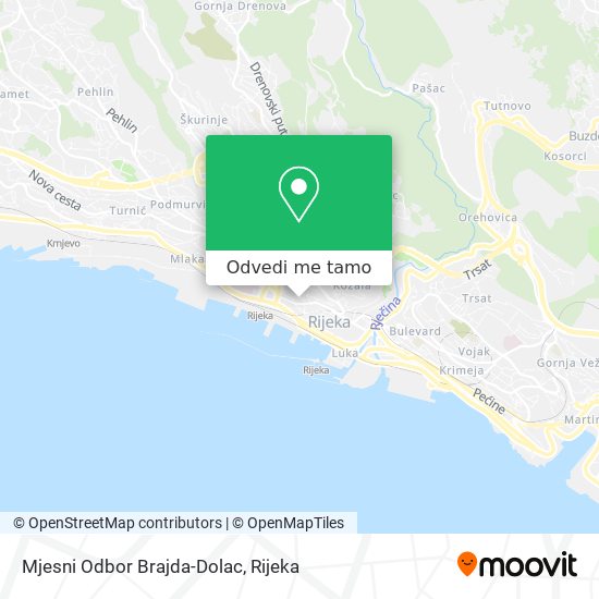 Karta Mjesni Odbor Brajda-Dolac