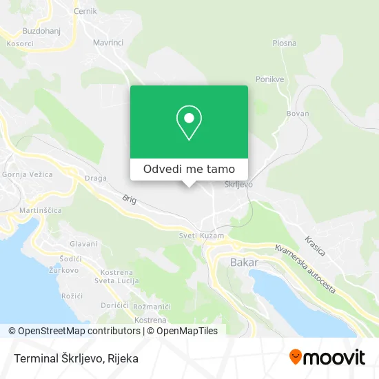 Karta Terminal Škrljevo