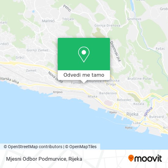 Karta Mjesni Odbor Podmurvice