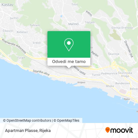 Karta Apartman Plasse