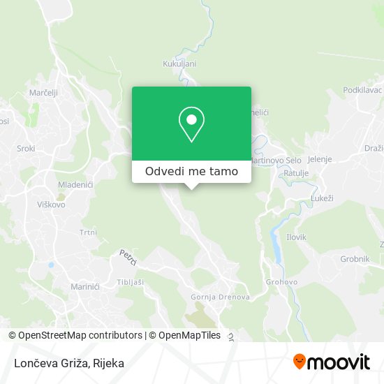 Karta Lončeva Griža